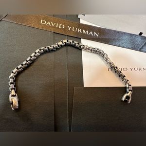 David Yurman Box Chain small 7.5” bracelet